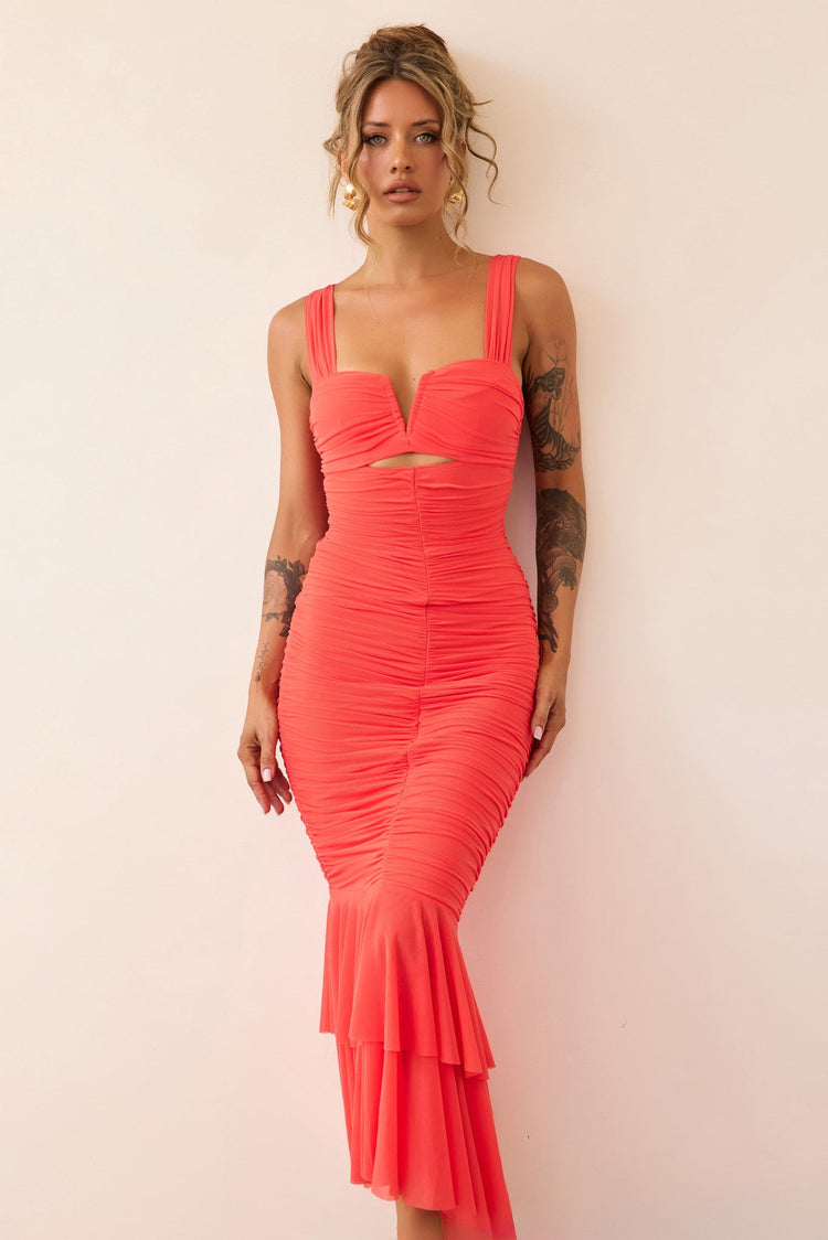 Eternal Muse Maxi Dress - Red-DRESSES