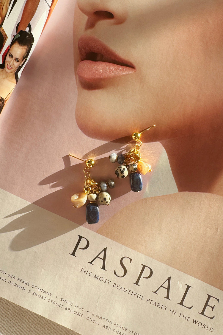 Azure Drift Earrings - Blue-ACCESSORIES