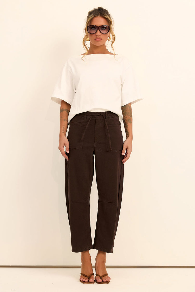 Driftwood Utility Jeans - Brown
