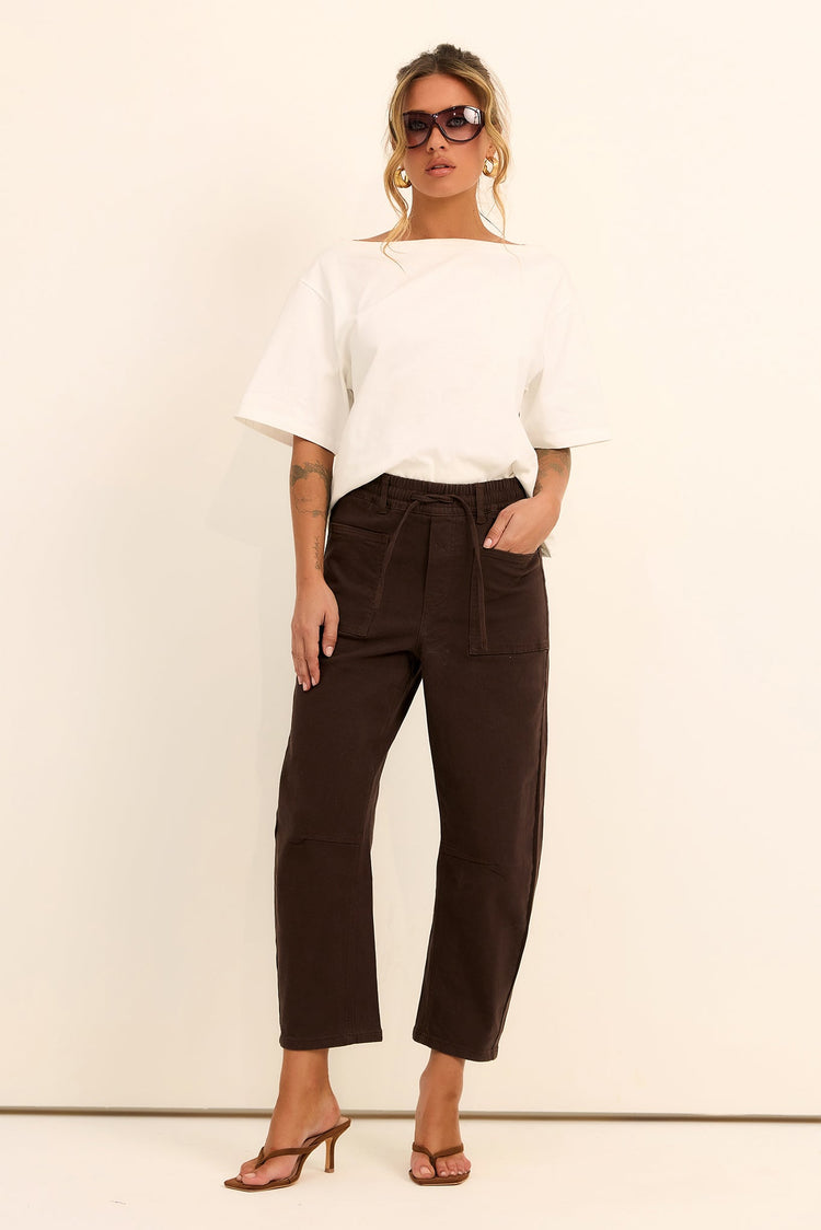 Driftwood Utility Jeans - Brown