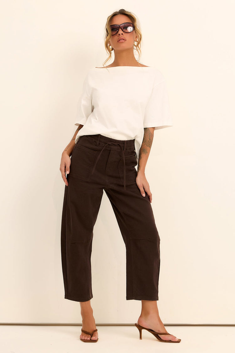 Driftwood Utility Jeans - Brown