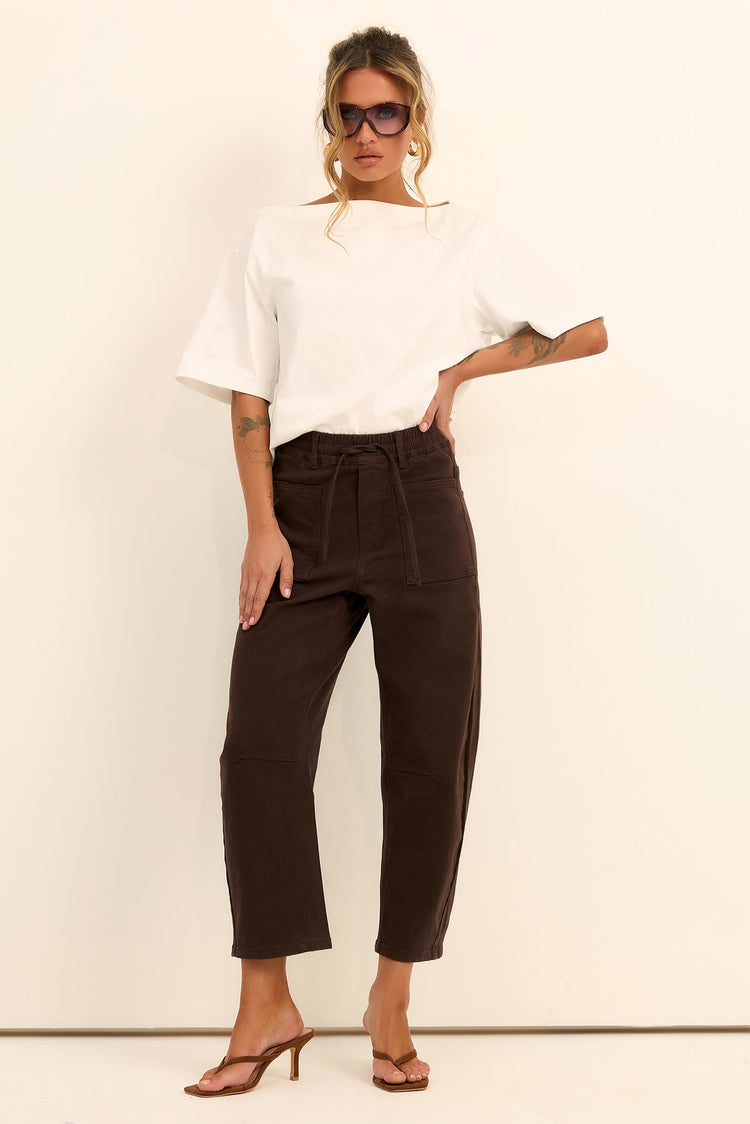Driftwood Utility Jeans - Brown