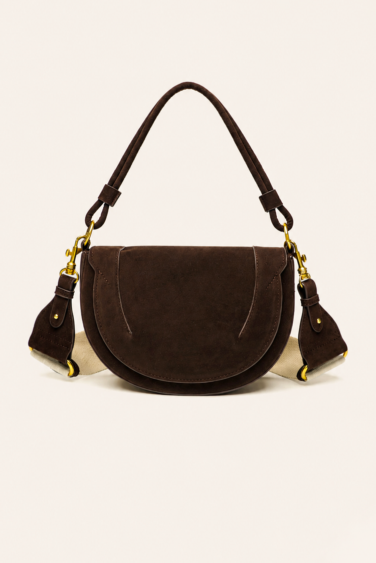Sable Crescent Bag - Chocolate