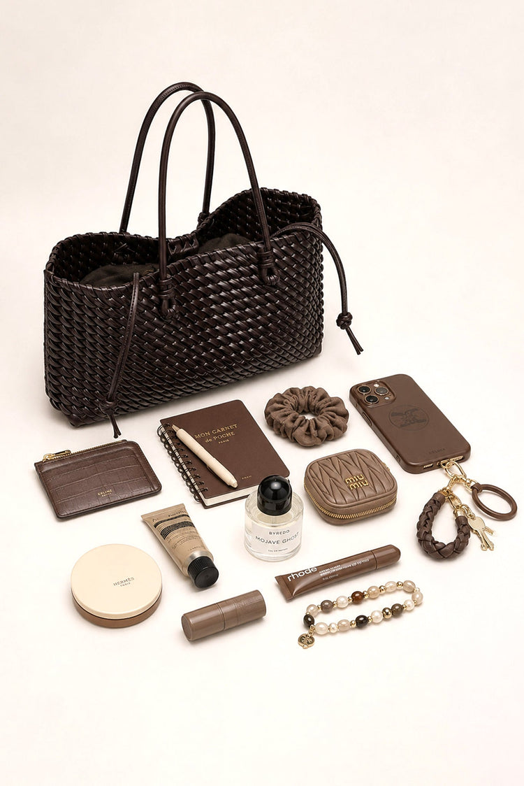 The Woven Atelier Tote Bag - Brown