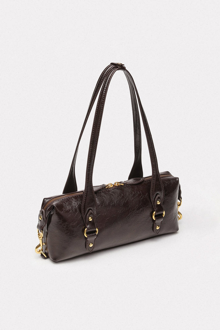 Marlowe Carryall Vegan Leather Bag - Chocolate