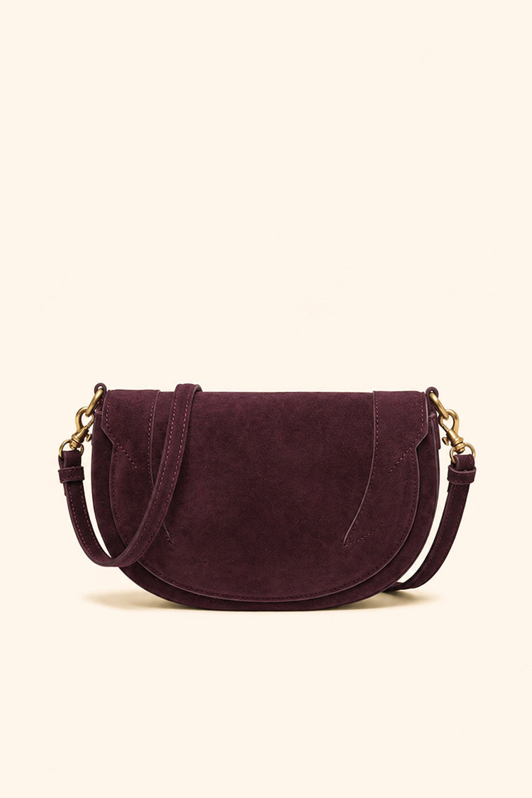 Merlot Crescent Bag - Wine