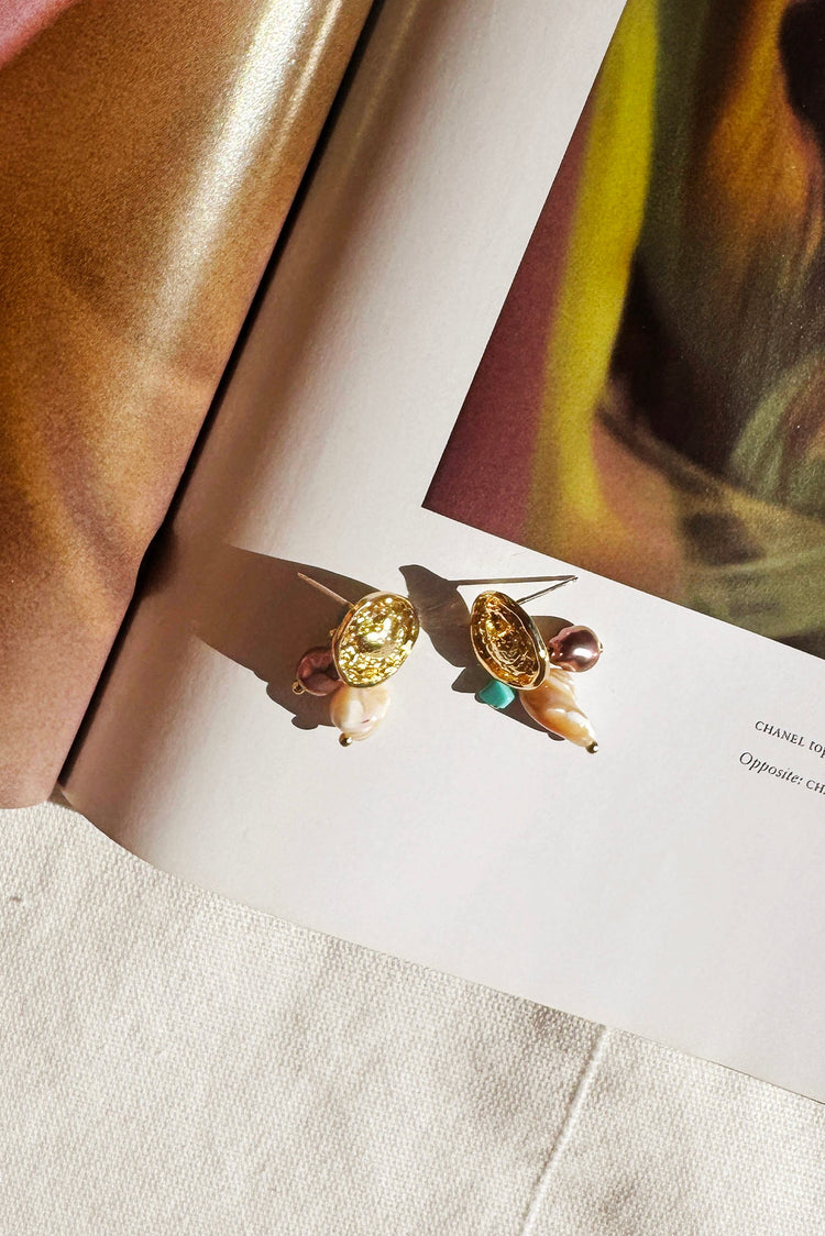 Tesoro Earrings - Gold