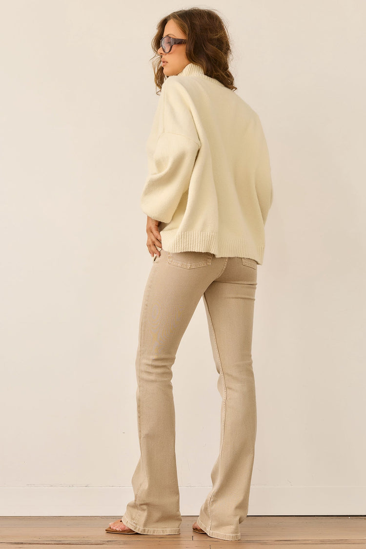 Aftersun Knit Sweater - Cream for women
