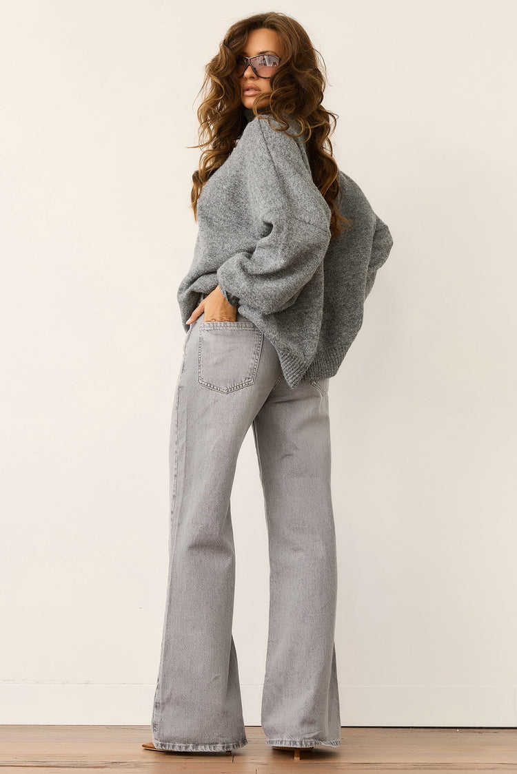 Aftersun Knit Sweater - Grey for women