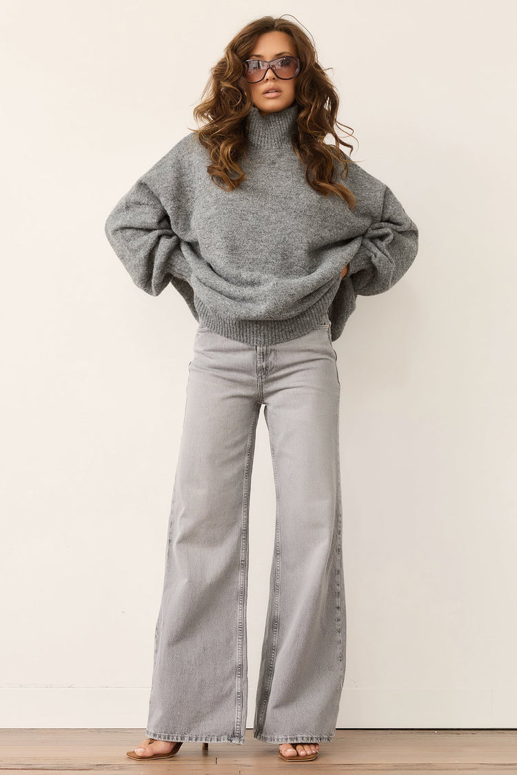 Aftersun Knit Sweater - Grey for women