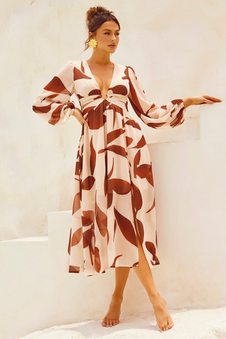 All Time Fave Midi Dress - Wine for women
