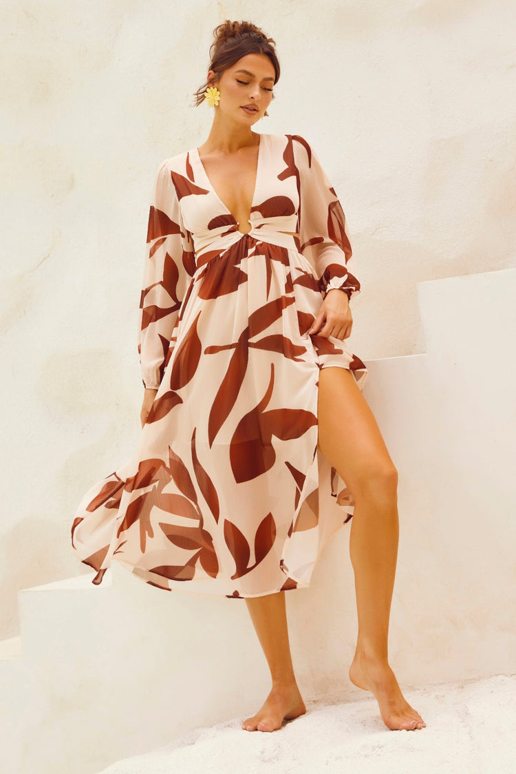 All Time Fave Midi Dress - Wine for women