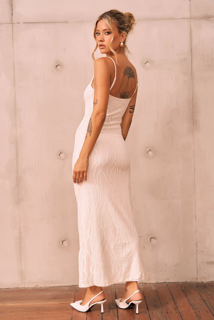 All You Need Is Lace Maxi Dress - Ivory for women