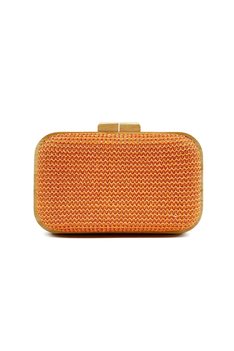 Amber Dusk Clutch Bag - Orange for women