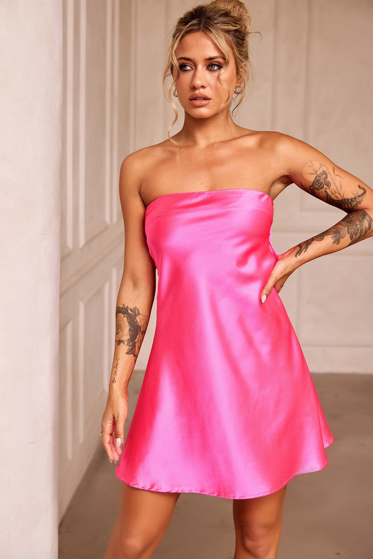 Barbie Mini Dress - Hot Pink for women