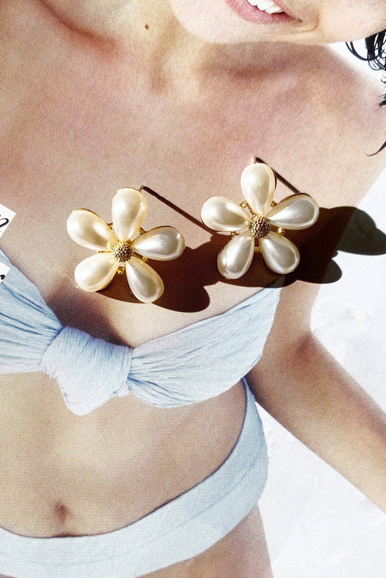 Begin Again Earrings - White for women