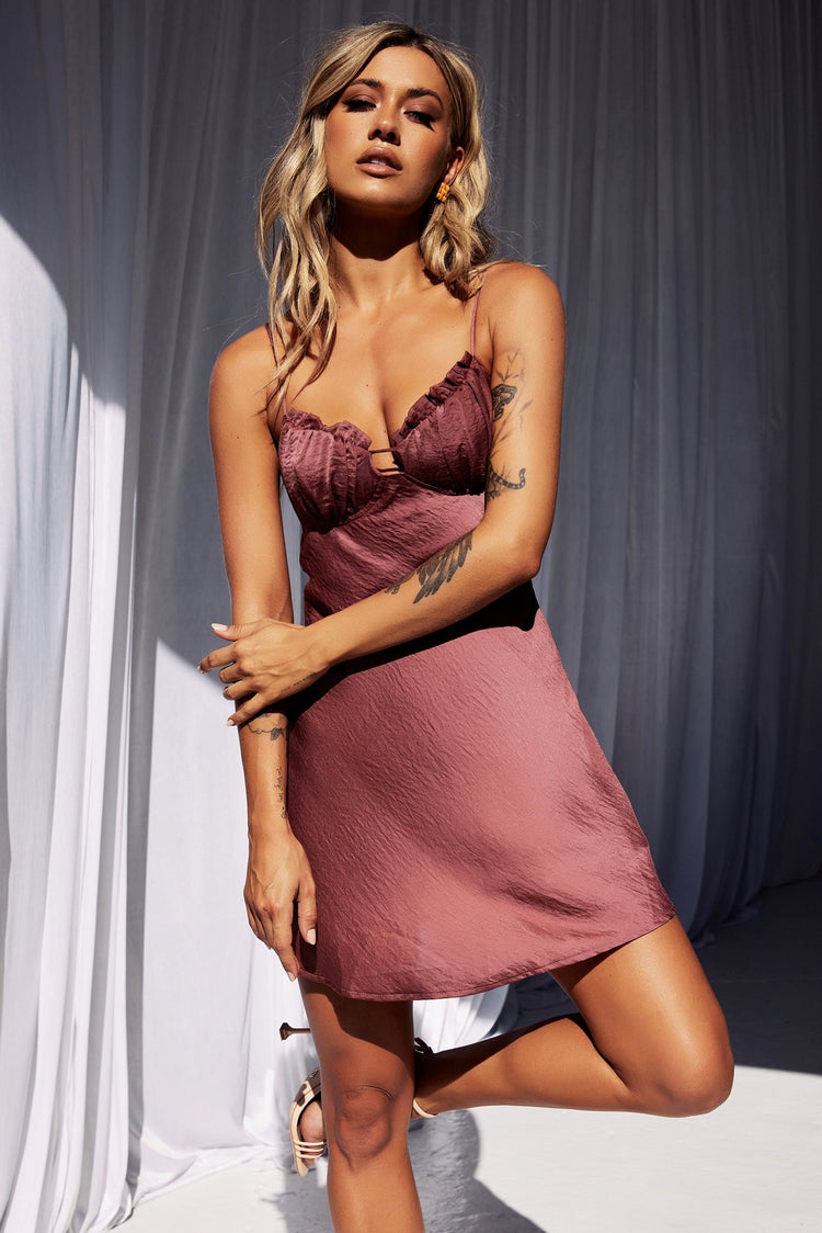 Big Mood Mini Dress - Antique Rose for women