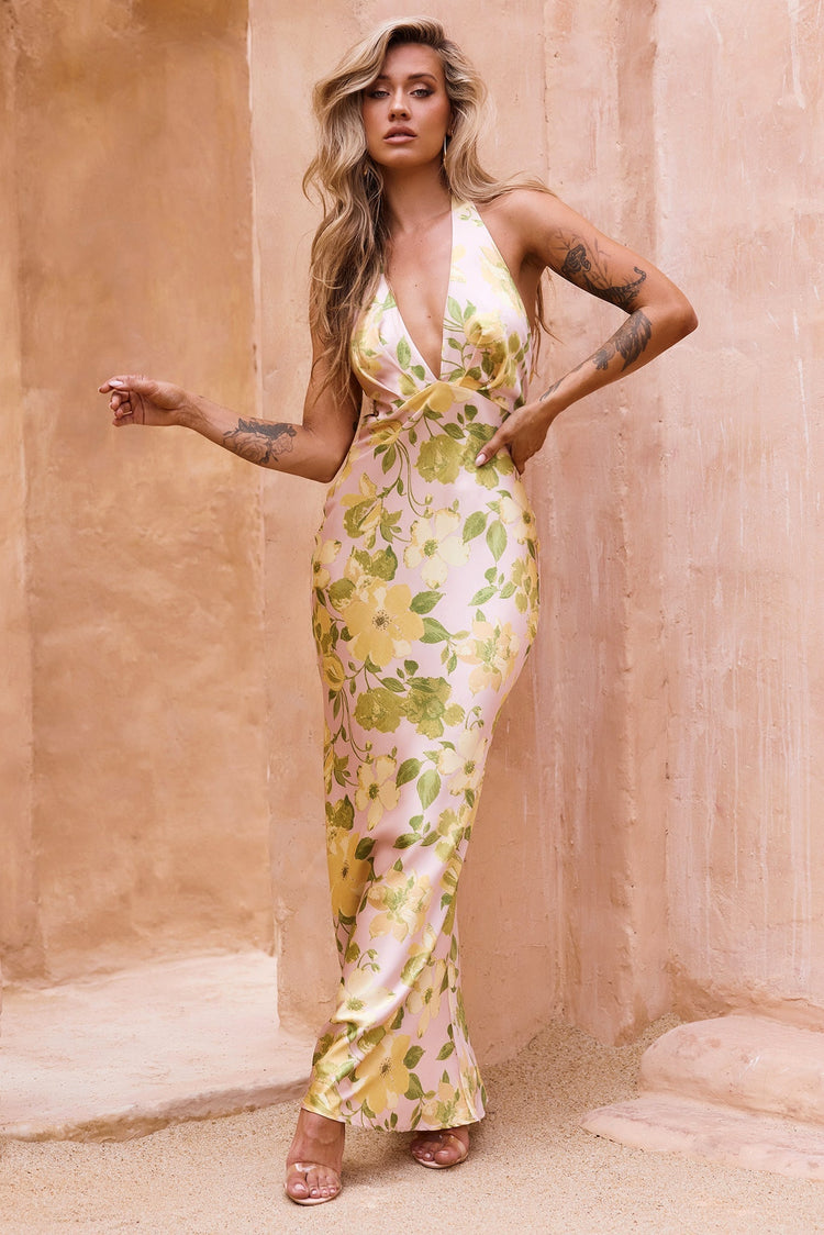 Burst Of Bliss Maxi Dress - Multi for women