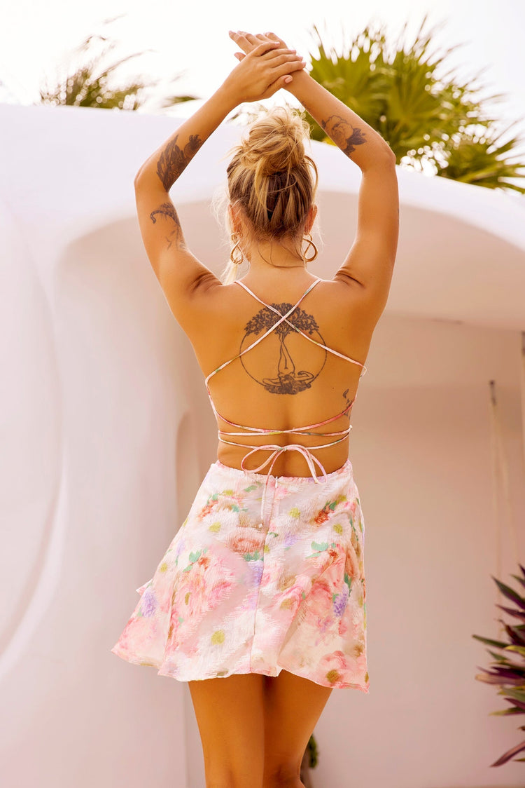 Chic Feeling Mini Dress - Multi for women