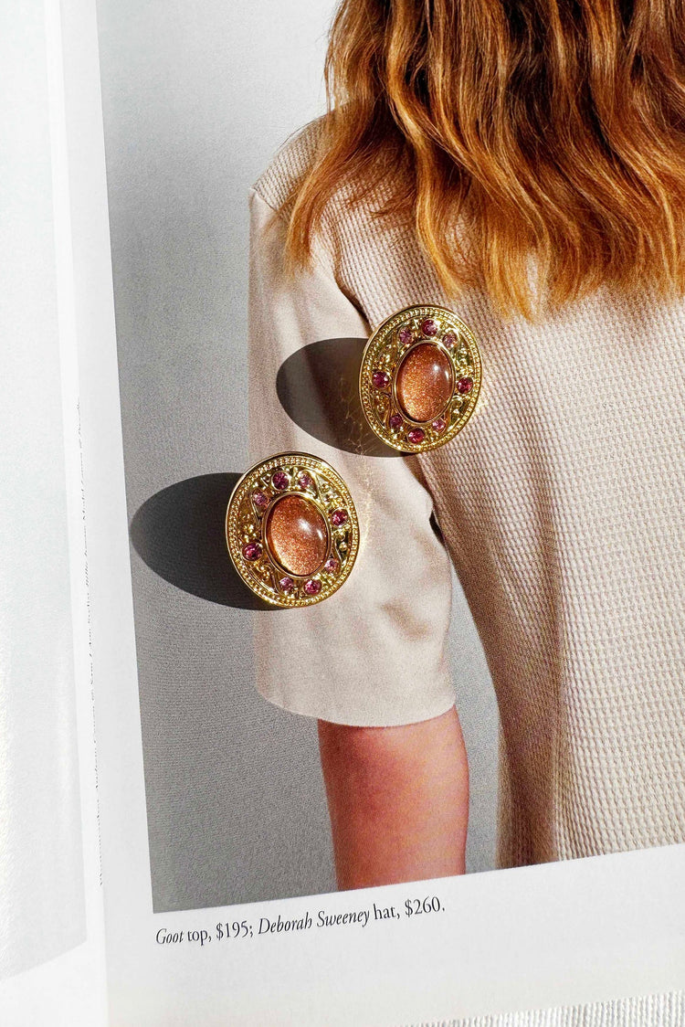 Day's End Earrings - Sand for women