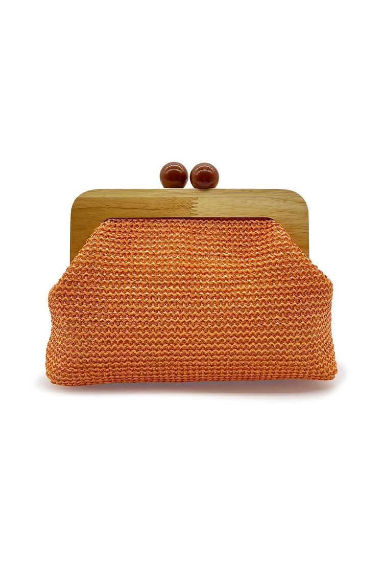 Dixie Clutch Bag - Orange for women