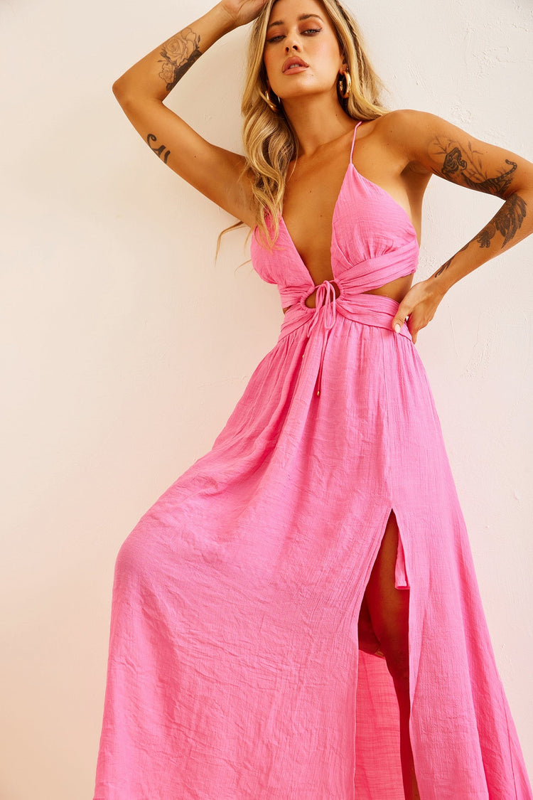 Dolly Maxi Dress - Pink for women