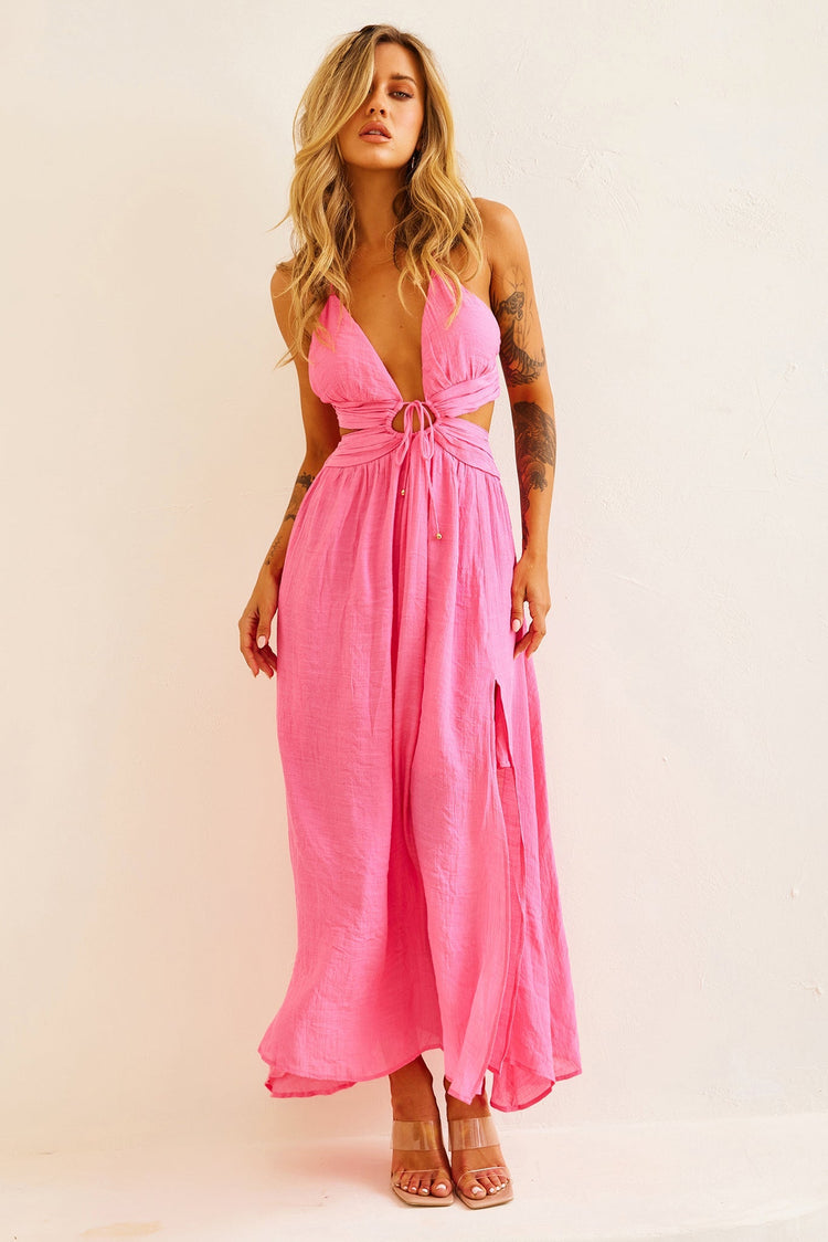 Dolly Maxi Dress - Pink for women