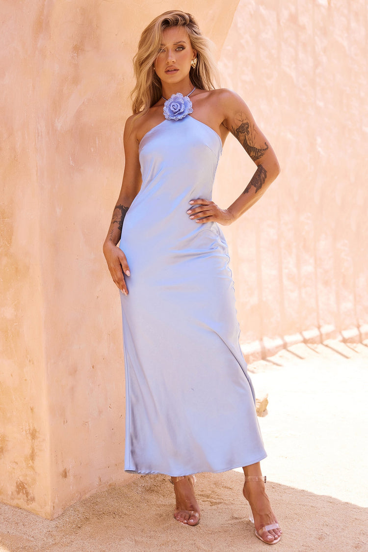 Downtown Darling Satin Maxi Dress