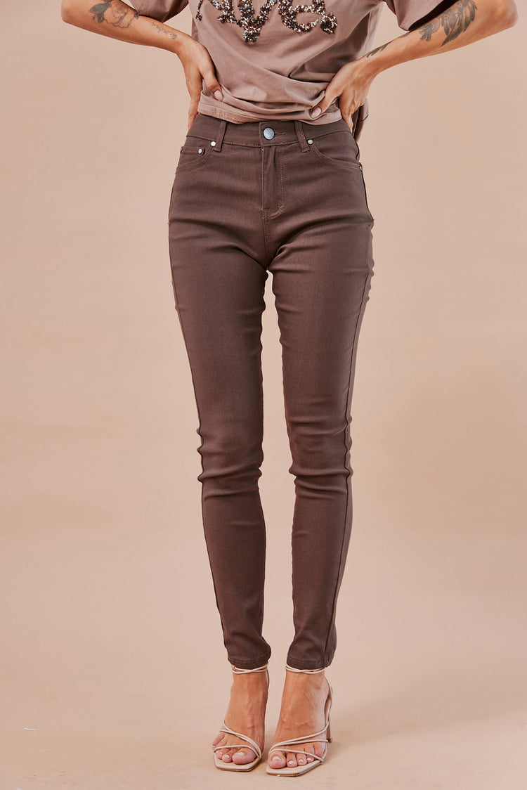 Eastern Jeans - Chocolate for women