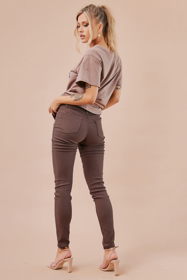 Eastern Jeans - Chocolate for women