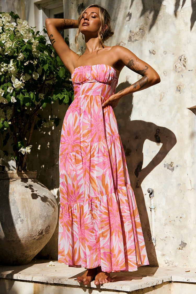 Essential Extreme Maxi Dress - Pink for women