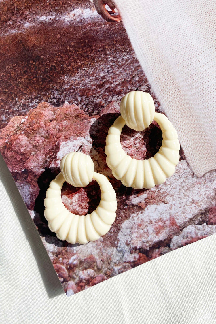 Eternal Peace Earrings - Cream for women