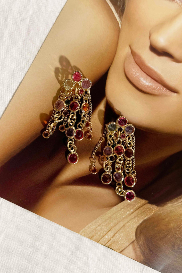 Ethereal Cascade Earrings - Multi for women