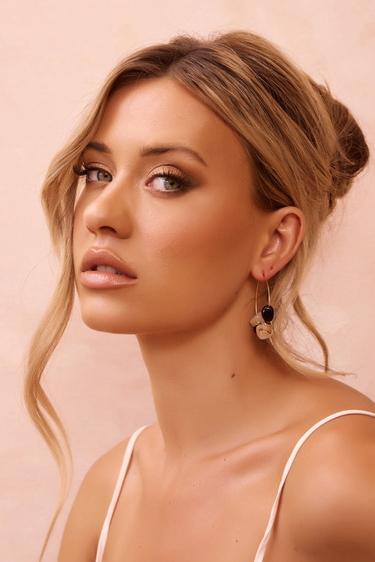 Experimenting Earrings - Brown for women