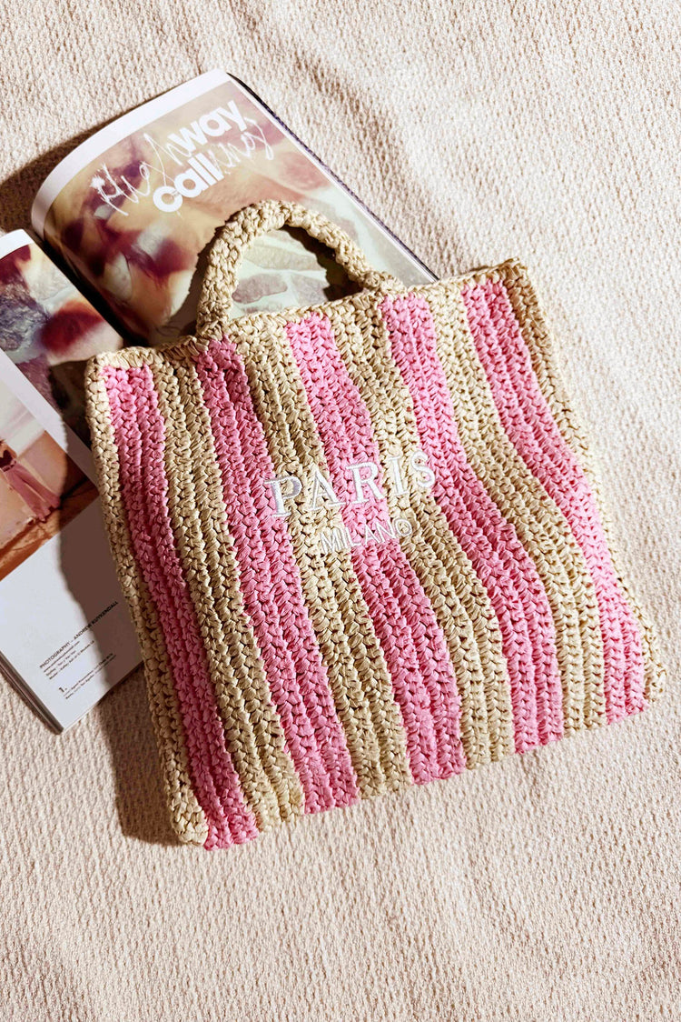 Good Fun Tote Bag - Pink Beige for women