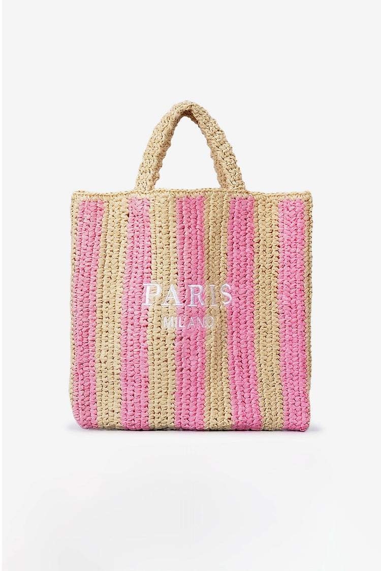 Good Fun Tote Bag - Pink Beige for women