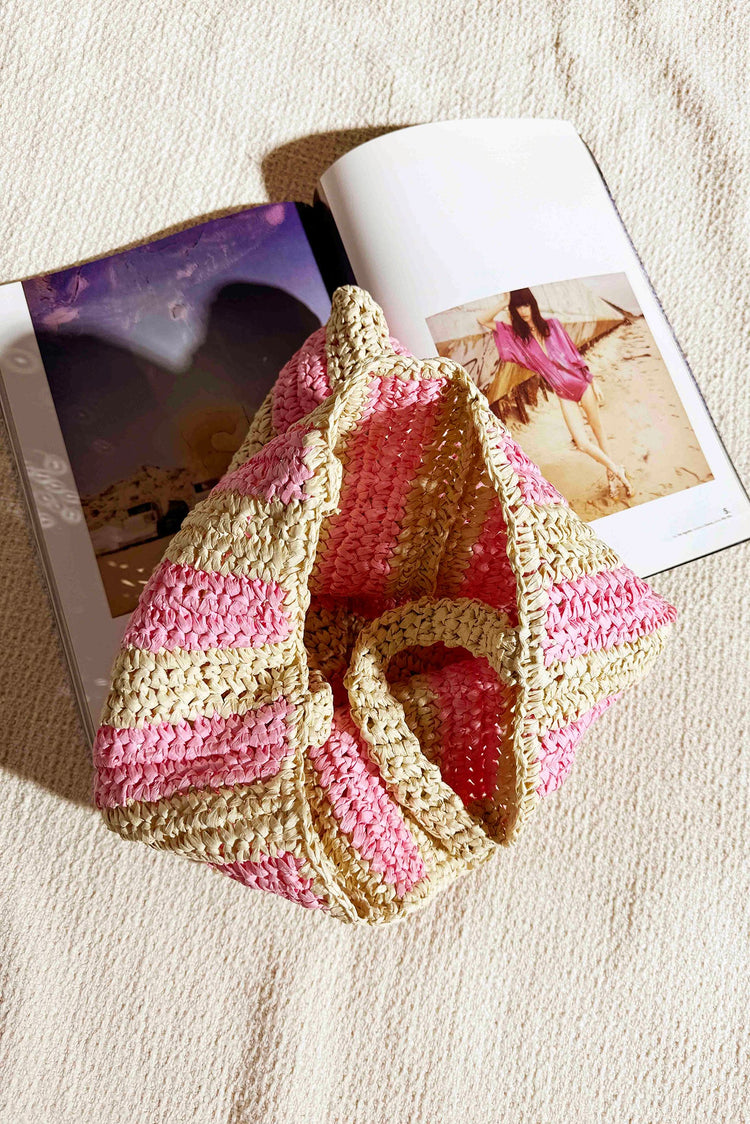 Good Fun Tote Bag - Pink Beige for women