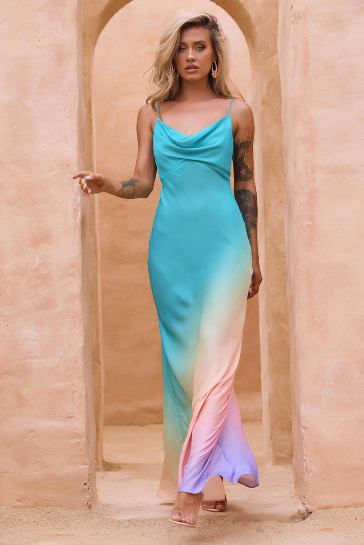 Hutch The Ridge Satin Maxi Dress