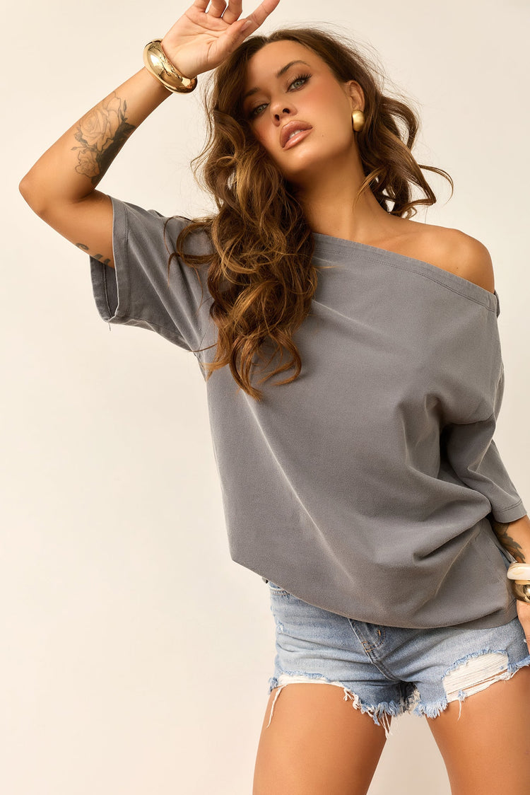 In Your Heart Tee - Grey for women