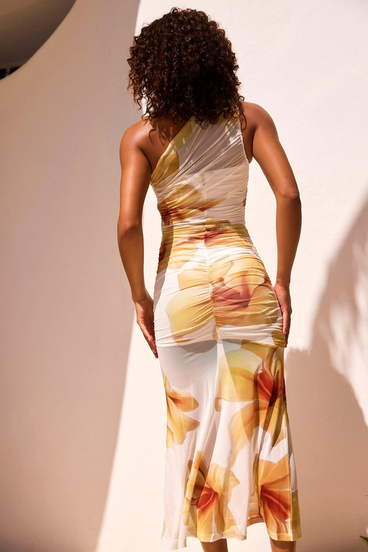 Karina Midi Dress - Yellow for women