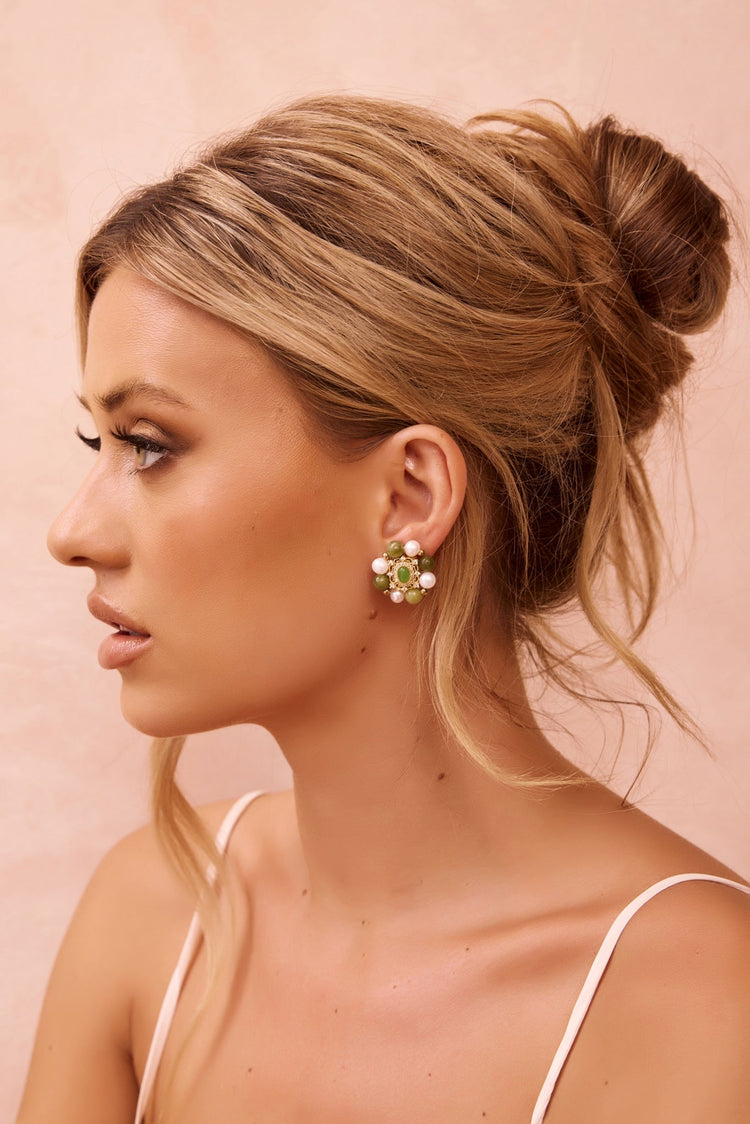 La Prairie Earrings - Green for women