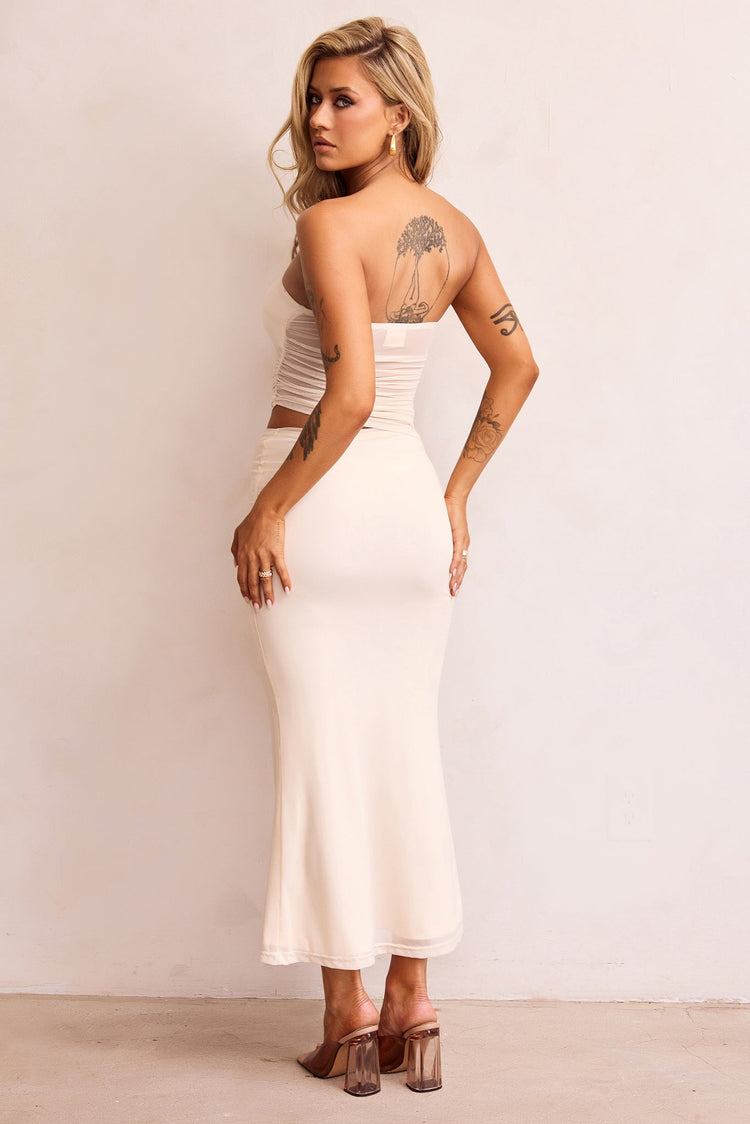 Later Feelings Maxi Dress - Cream for women