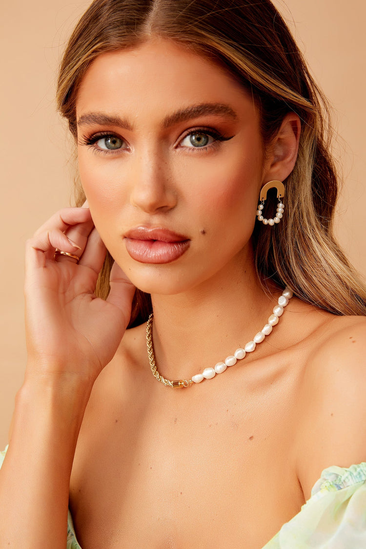 Laylah Earrings - White Gold for women