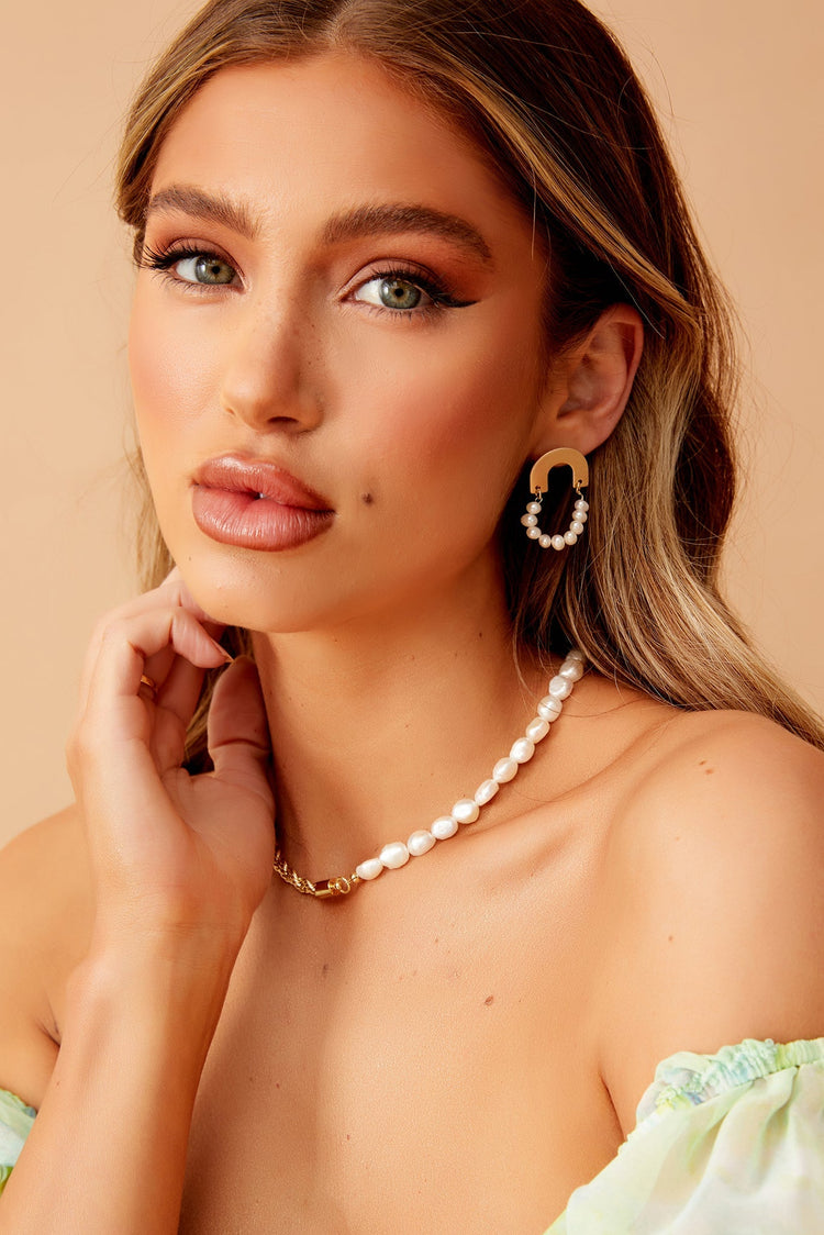 Laylah Earrings - White Gold for women
