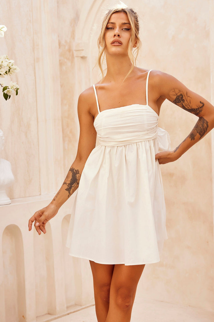 Little Touch Mini Dress - White for women