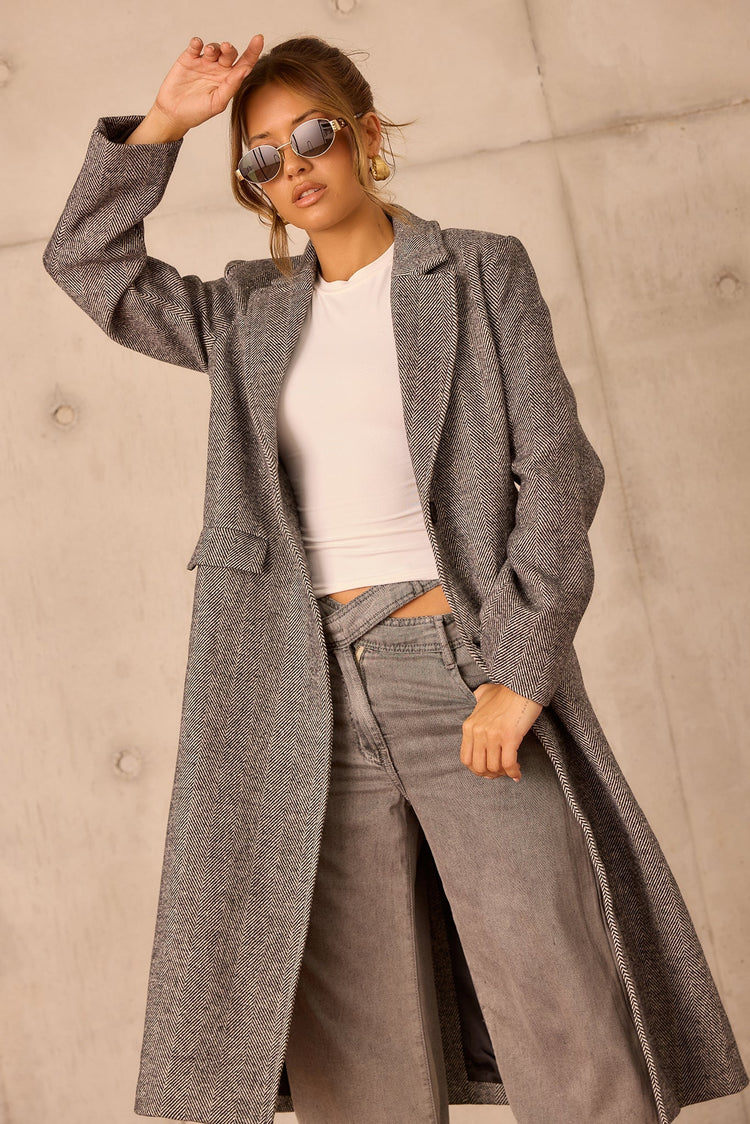 Lizzie Coat - Charcoal for women