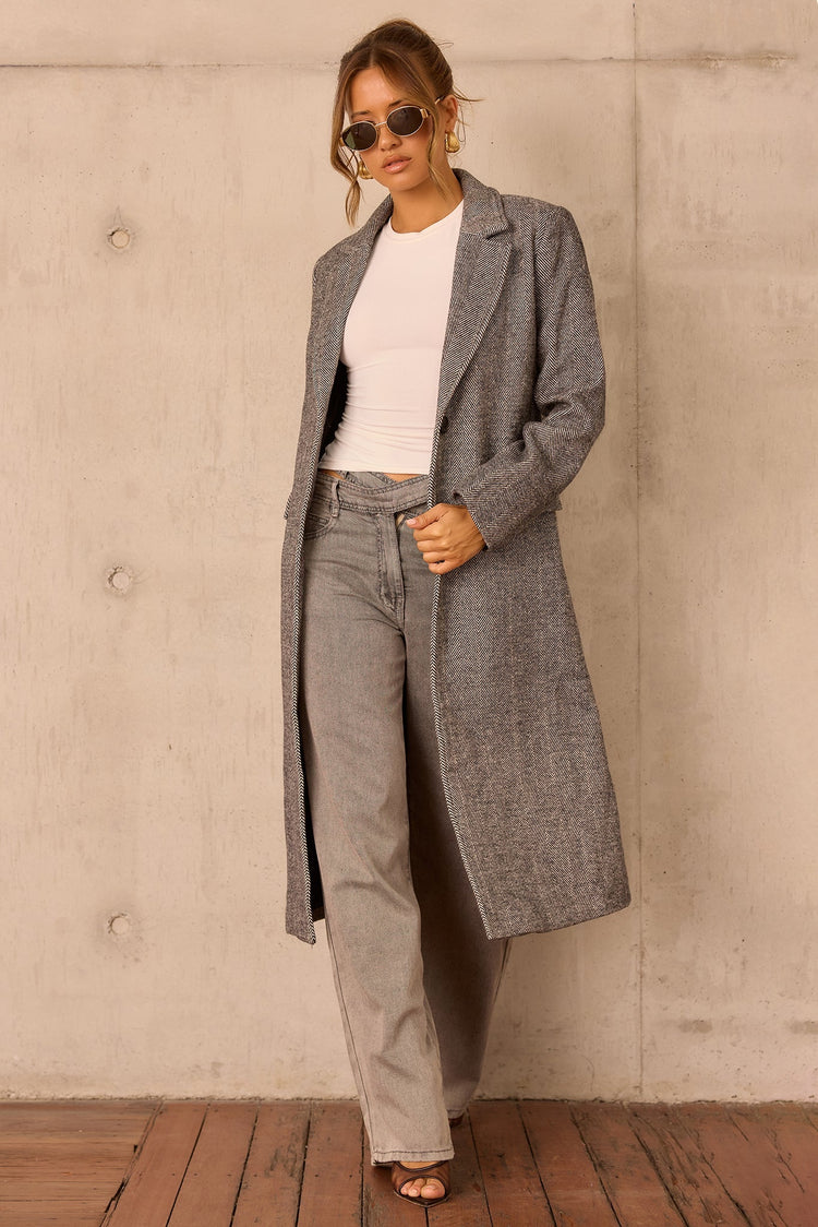 Lizzie Coat - Charcoal for women