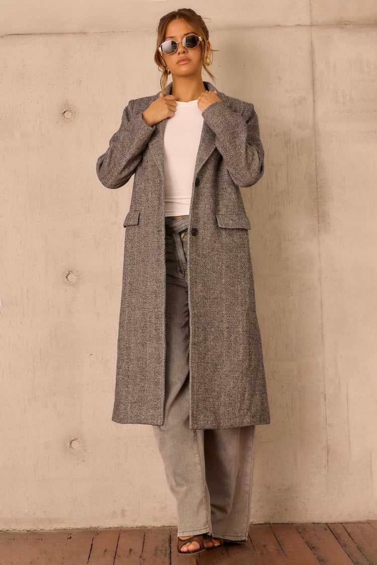 Lizzie Coat - Charcoal for women
