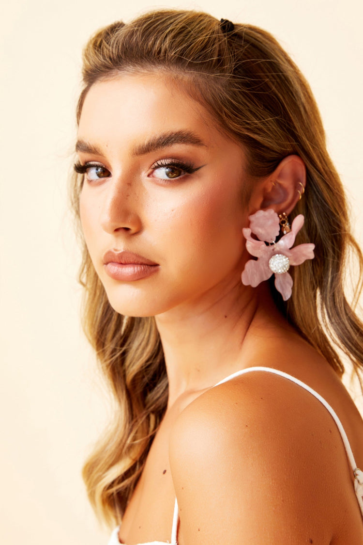 Lorena Earrings - Pink for women