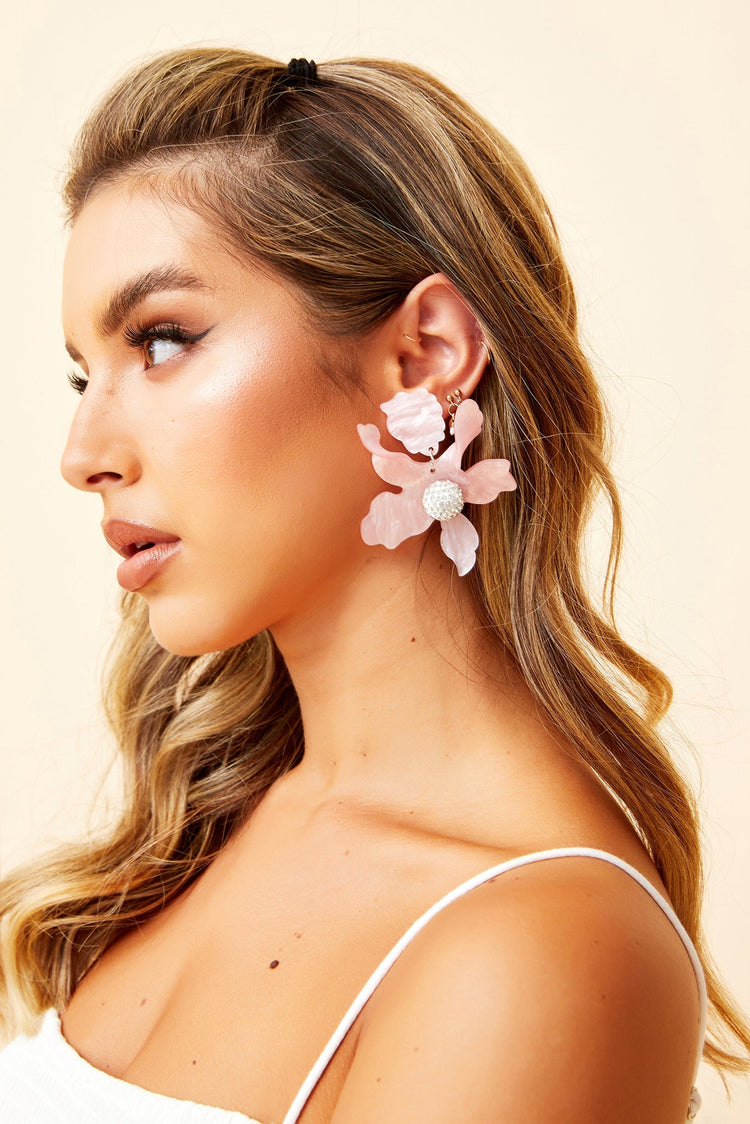 Lorena Earrings - Pink for women